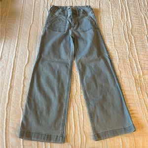 Girls Abercrombie kids wide leg jeans size 9/10